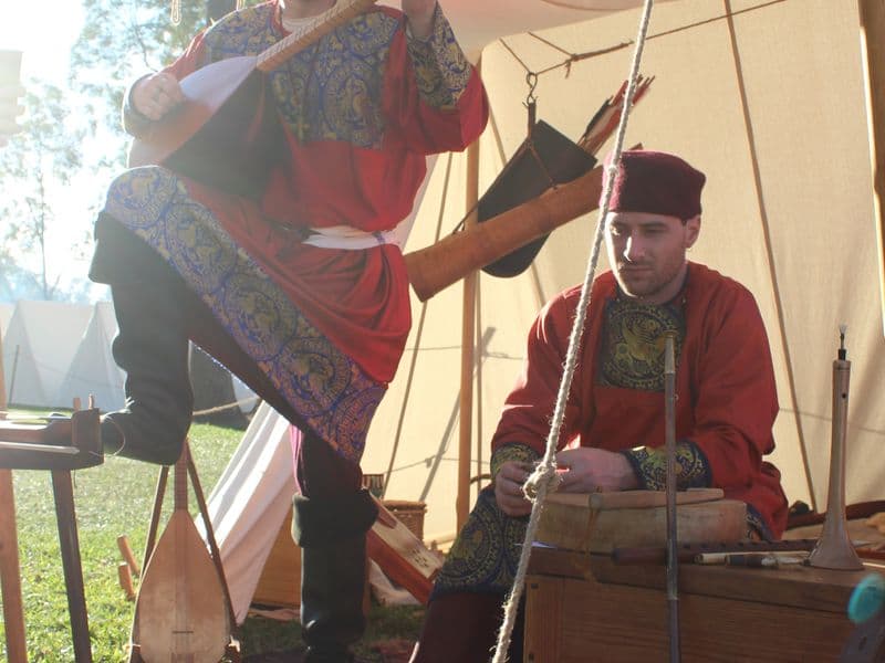 Rusland Encampment, Abbey Medieval Festival 2026.  Photography by Mel Lane