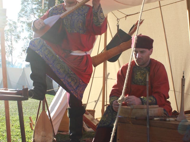 Rusland Encampment, Abbey Medieval Festival 2026.  Photography by Mel Lane