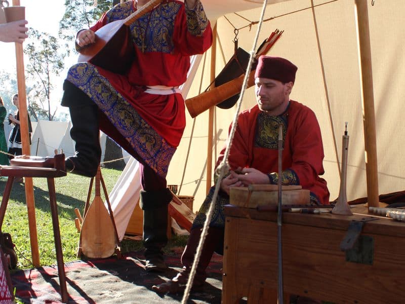 Rusland Encampment, Abbey Medieval Festival 2026.  Photography by Mel Lane