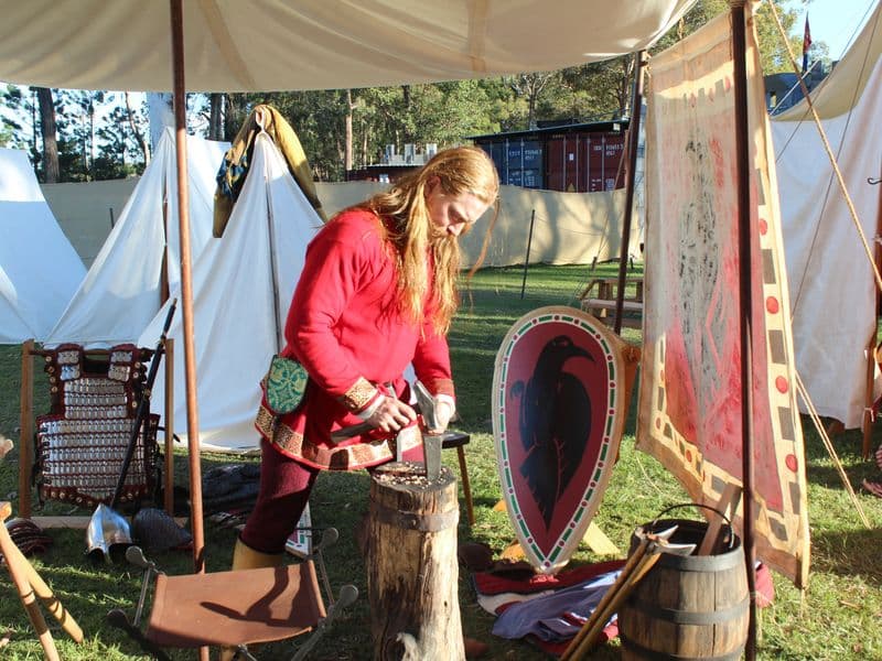 Rusland Encampment, Abbey Medieval Festival 2026.  Photography by Mel Lane