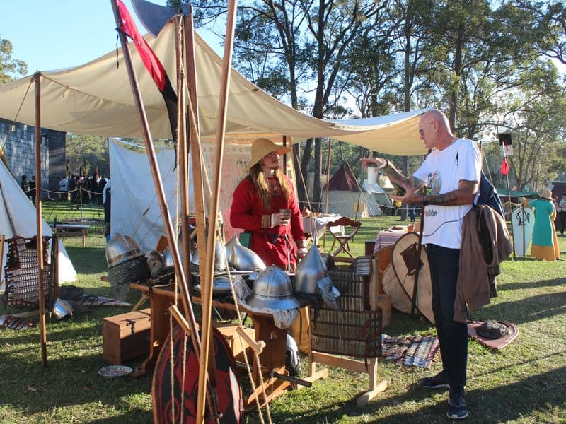 Rusland Encampment, Abbey Medieval Festival 2026.  Photography by Mel Lane