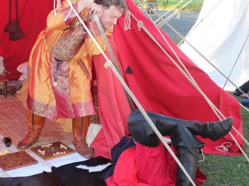 Rusland Encampment, Abbey Medieval Festival 2026.  Photography by Mel Lane