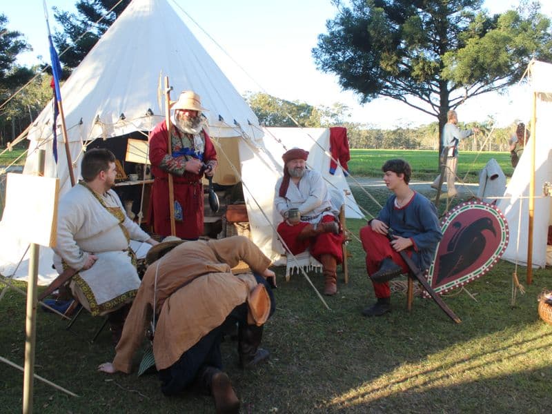 Rusland Encampment, Abbey Medieval Festival 2026.  Photography by Mel Lane