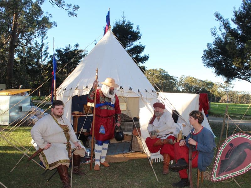 Rusland Encampment, Abbey Medieval Festival 2026.  Photography by Mel Lane