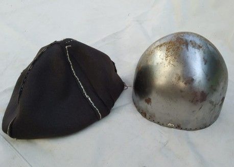Fig 1: An example of an old skull cap with a fabric hat for cover